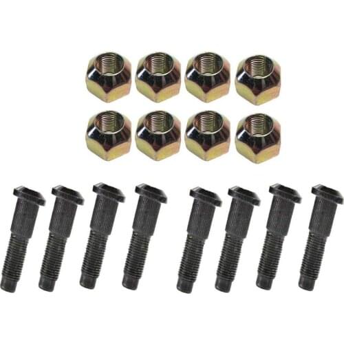 Holdwell Set of 8 Lug Nut & Stud Kit for Bobcat 720 721 722 730 731 732 741 742 743 751 753 763 773 863 873