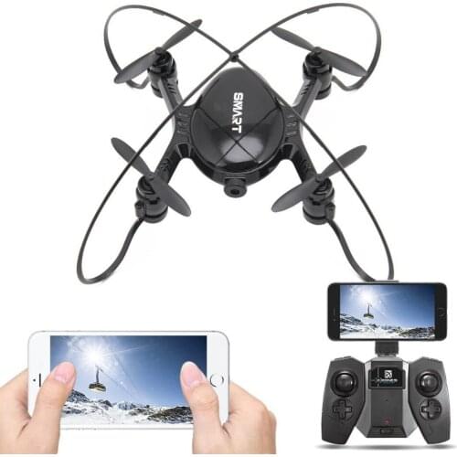 New Smart pocket RC drone toy M7S 2.4G anticollision WIFI FPV quadcopter attitude hold remote control helicopter with HD camera