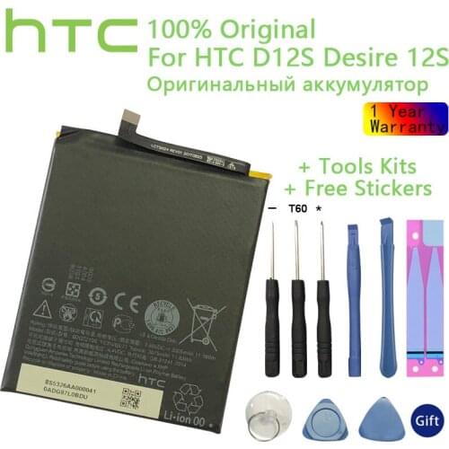 Original HTC B2Q72100 3.85V 3075 mah cell phone battery for HTC D12S Desire 12S with Repair Tools for gift