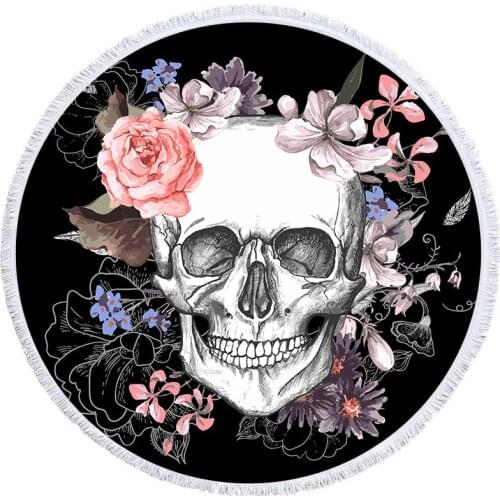 Skull pattern Fringed beach towel Sea beach towel luxury beach towel Beach cover up Towels Large beach towel Beach mat For home