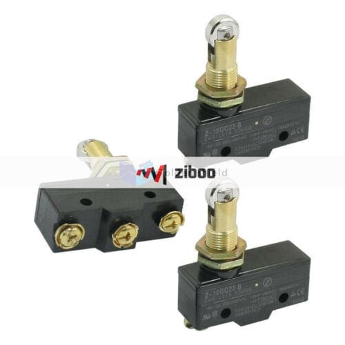 3pcs Z-15GQ22-B 12mm SPSD Panel Mount Roller Plunger Basic Limit Switch