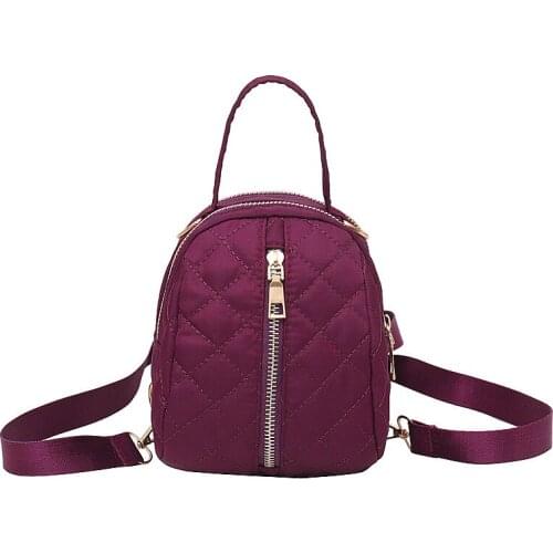 Two-Shoulder Bags Novelty Small Backpack Women Korean Version The Stylish Multi-Functional Satchels Sloping Chest Three Bookbag