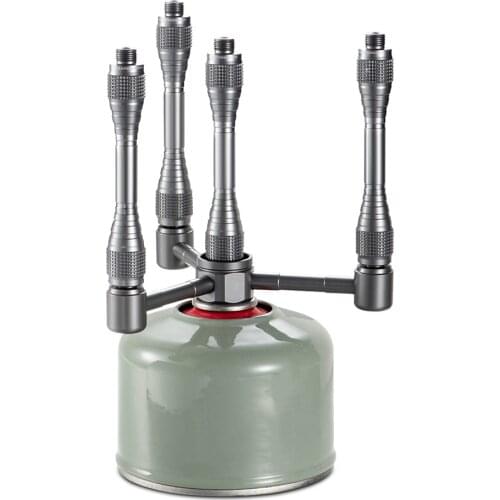 Gas Lantern Extension Tube Lamp Extender Pole Camping Lamp Extension Rod For Camping Hiking Gas Adapter