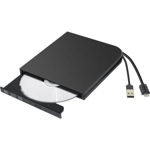 Maikou 9.5mm Type-C USB 2.0 DVD Drive External Optical Drives Enclosure SATA to USB External Case For Laptop Notebook without