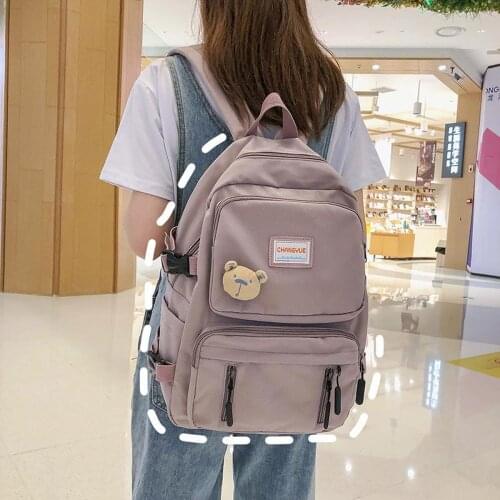 Women Fashion Style Shoulder Backpack Bag for Teenager Girls 2021 Summer School Bag New Casual Bagpack Female Backpack