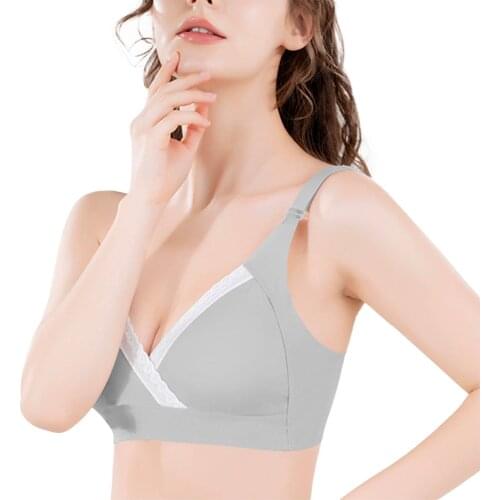 Womens Lingerie Push Up Bra Deep V Letter Straps Intimates Sexy Bralette Wireless Underwear Seamless Women Bra Lace