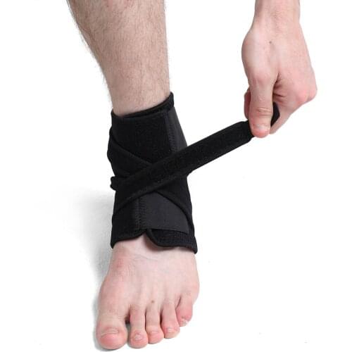 1pcs Breathable Neoprene Sleeve Ankle Support Compression Brace Adjustable Stabilizer Sleeve Sprain Pain Relief