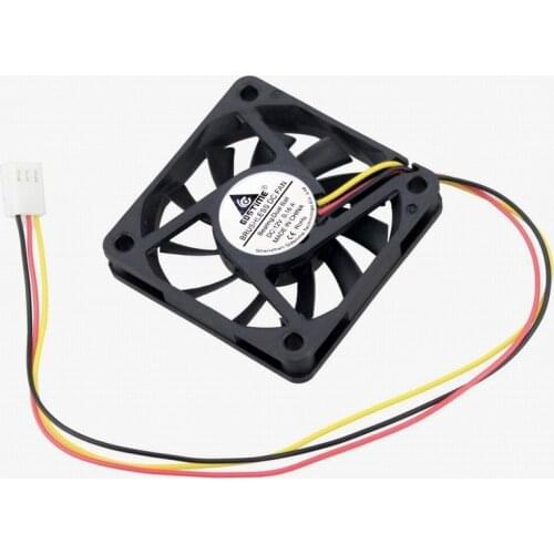 1 Piece Gdstime 3Pin FG Dual Ball 60mm x 10mm DC 12V 3-wire Brushless Cooling Fan 60x60x10mm 6cm 6010