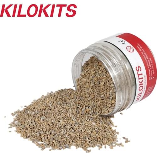 170g Medium Gray Mixed Ballast for Railway Terrain Landscaping Material O OO HO N Scale