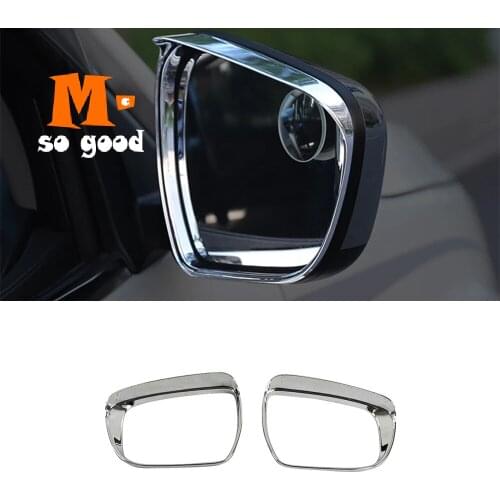 2015 2016 2017 2018 For Nissan NAVARA NP300 Car Rearview Mirror Block Rain Eyebrow ABS Chrome Auto Exterior Styling Accessories