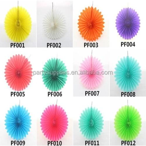 Free shipping 50 Piece 8inch (20cm) Tissue Paper Fans poms Wedding/ Baby Shower/ Decoration