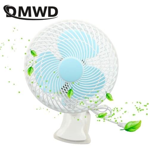 DMWD 2 Gears clip fan/table/wall mounted fan bed portable student mute cooler