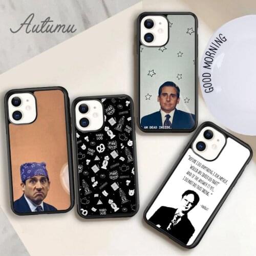 The Office Phone Case for iPhone 11 12 Pro Max mini X XR XS SE 2020 5 6S 7 8 Plus Samsung Galaxy S8 S9 S10 Cover shell