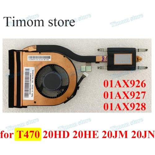 For ThinkPad T470 20HD 20HE 20JM 20JN Lenovo CPU Cooling UMA Fan Heatsink Assembly Radiator Cooler FRUPN 01AX926 01AX927 01AX928