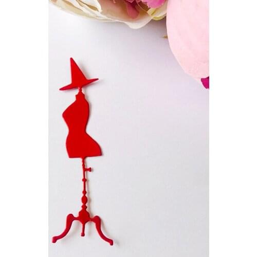 Halloween Dies 2020 New Witch Stand Metal Cutting Dies Stencils For DIY Scrapbooking Stamping Die Cuts Paper Cards Craft Die