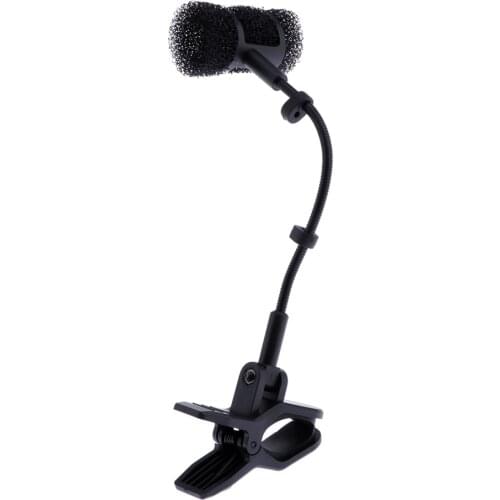 MagiDeal Erhu, Flute Microphone MIC Clip Holder Stage Performance Accessory