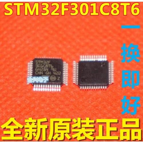 1Pcs/lote original and genuine STM32F301C8T6 Lqfp4832-bit microcontroller MCU imported