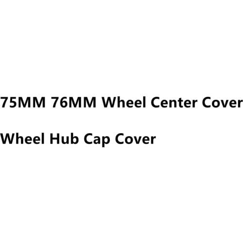 New 75MM 76MM emblem hood Car Styling Car Wheel Center Cover Wheel Hub Cap Rim Brand Logo Cover