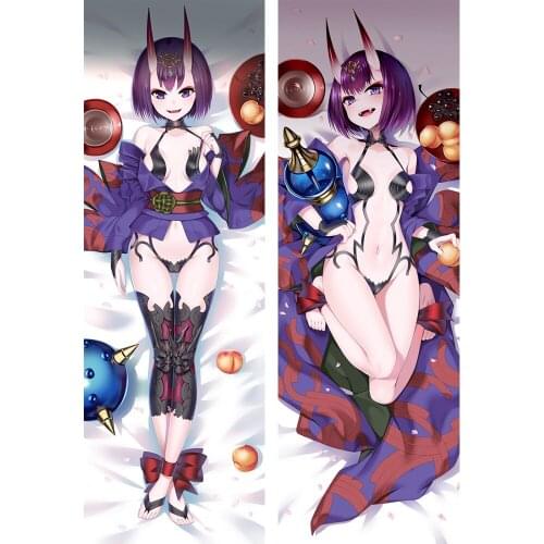 December update Japanese Anime Pillowcase Otaku Fate/Grand Order FGO Shutendoji Hugging Body Dakimakura Pillow Cover Case