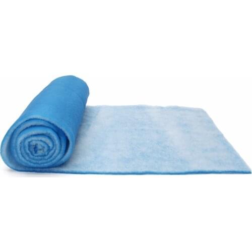 Polyester Fiber Material Blue&White Air Filter 20mm Thick Paint Shop Car Spray Booth Air Filter Material Extraction Panel