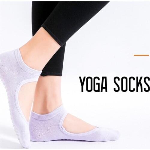 Professional Summer Women Anti Slip Cotton Ladies Yoga Sport Pilates Socks Women High Quality Dance Cotton Socks Ballet Socks