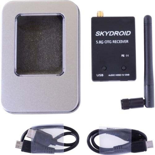 2019 Skydroid UVC Single Control Mini FPV Receiver OTG 5.8G 150CH Channel Video Transmission Downlink Audio For Android phone