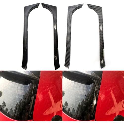 Abs Plastic Rear Window Side Spoiler For Vw Golf 6 Gti Gtr Gtd 2009-2013