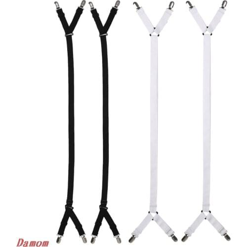 2pcs Bed Sheet Mattress Holder Fastener Grippers Clips Suspender Straps Home