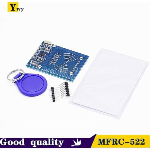 1pcs MFRC-522 RC522 mfrc 522 RFID RF IC card inductive module with free S50 Fudan card key chain MFRC522 For Arduino