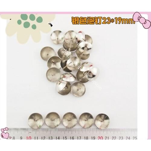 23mm*19mm Fasteners Upholstery Nail Jewelry Gift Case Box Wall Door Sofa Furniture Decorative Tack Stud Pushpin