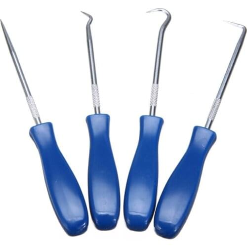 4 Pcs Car Pick Hook Set Portable O Ring Oil Seal Gasket Puller Remover Crafts Hand Tools WXV Sale
