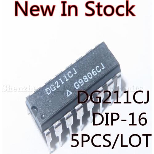 5PCS/LOT DG211CJ DG211 DIP-16 Switch IC