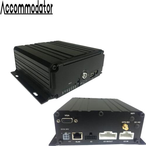 AHD 1080P Vehicle Car Trailer Truck Taxi School Bus HDD SD Card 8 Channels Mobile DVR built in GPS