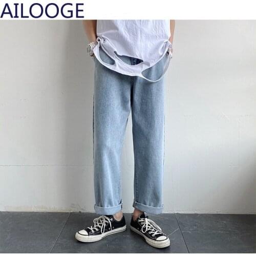 AILOOGE Straight Jeans For Men