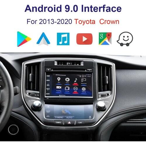Android 9.0 Navigation interface Box car screen upgrade system forToyota land cruze Crown 2013-2020