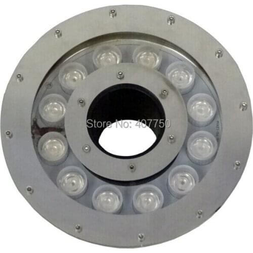 Free shipping to Latin America IP68 rgb led pool light 36W 12V led fountain light 2pcs/Lot for tourist rivers