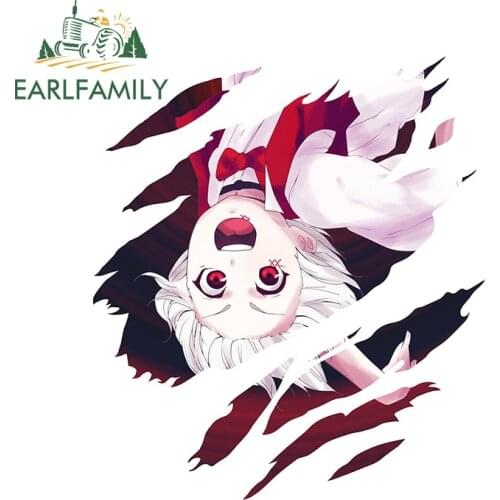 EARLFAMILY 13cm x 11.4cm For Juuzou Inspired Anime Decal Funny Car Assessoires Stickers Creative Waterproof Surfboard Decoration