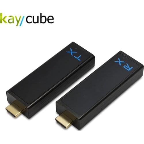 Kaycube W2H Nano 1080P 3D Wireless HDMI Extender Video Audio Transmitter Kit 100FT Mini Wireless HD Transmitter/Teceiver Newest