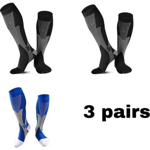 1/2/3/4 Pairs Running Compression Socks Stockings 30 Mmhg Football Varicose Veins Socks Men Women Sports Socks Cycling Socks