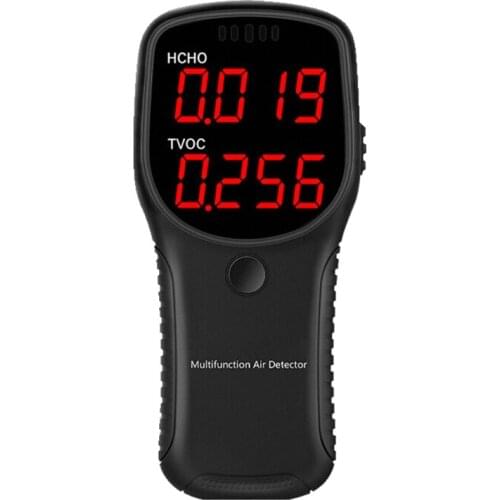 Air Quality Monitor for Dust Indoor Pollution Tester Particulate Analyzer Formaldehyde TVOC Data Record Gas Detector