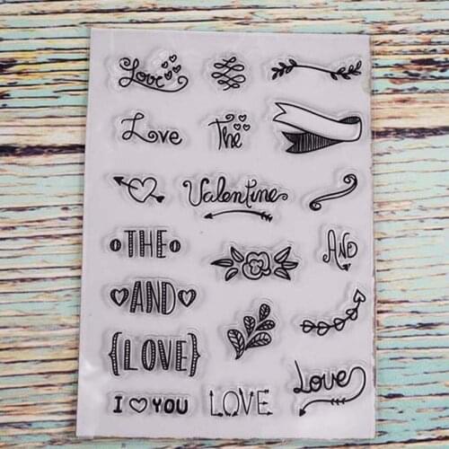 Little signs Transparent clear stamp for DIY Scrapbooking/Card Making/Kids Christmas Fun Decoration Supplies