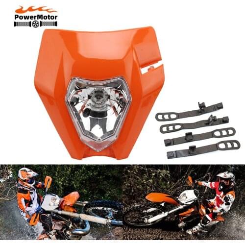 Motorcycle Headlight Supermoto Headlamp For EXC EXCF SXF SX XC XCW XCF XCFW 125 150 250 350 450 530 Enduro Motocross