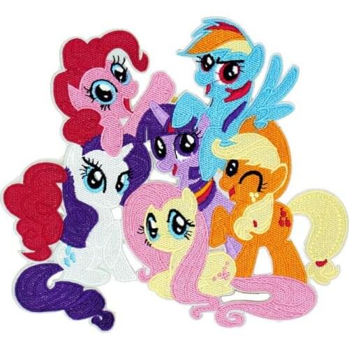 Halloween cosplay cartoon Embroidered iron on patches for dress