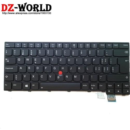 New CH Switzerland Swiss Backlit Keyboard for Lenovo Thinkpad 13 Gen2 T470s Backight Teclado 01EN750 01EN709 SN20L82115