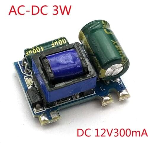 Precision 12V300mA (3W) Isolated switching power supply module / AC-DC buck module 220 to 12V