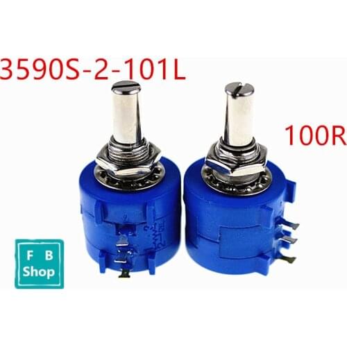 1PCS 3590S-2-101L resistance 100R ohm Potentiometer Adjustable Resistor