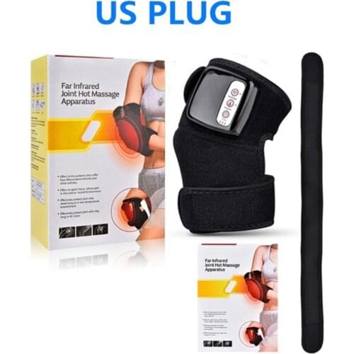 Knee Massager Hot Compress Vibration Multifunctional Rechargeable Heating Kneepad Massage Physiotherapy Instrument