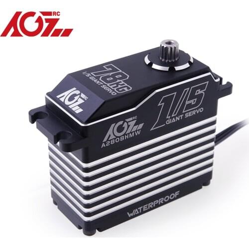 AGFRC A280BHMW 78KG 0.082Sec 5th Scale HV High Torque WP Brushless RC Racing Servo for Large Size Aircraft Car Boat Model