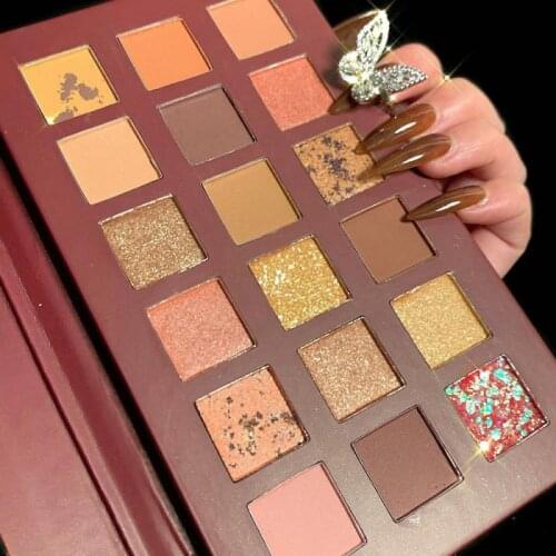 18 Colors Eyeshadow Pallete Makeup Matte Eye Shadow Waterproof Glitter Long Lasting Shiny Korean Cosmetics Maquillaje New TSLM1