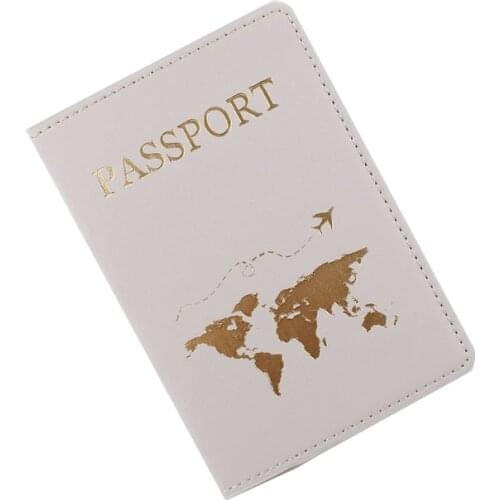 THINKTHENDO Fashion 3D Passport Holder Organizer Travel Card Case Identity Document Cover
